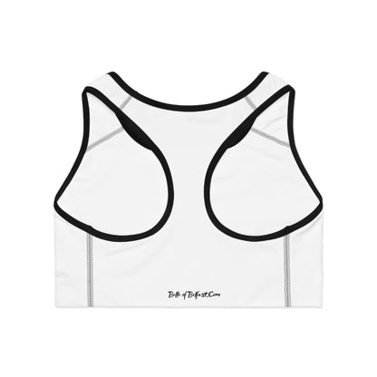 Erin Go Bragh - White Sports Bra