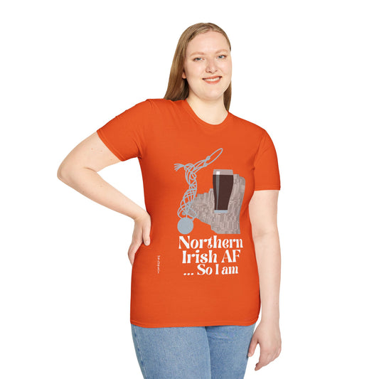 Northern Irish AF - Unisex Softstyle T-Shirt