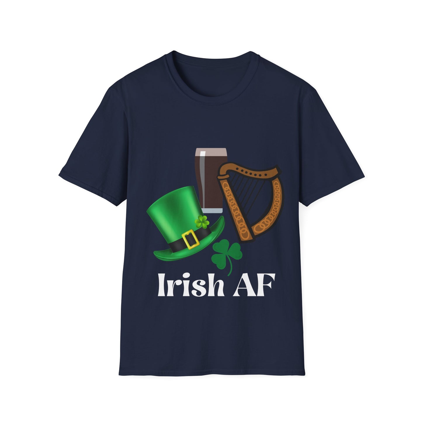 Irish AF - Unisex Softstyle T-Shirt