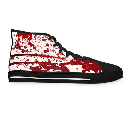 Halloween 2024 - Blood Splattered Women's High Top Sneakers