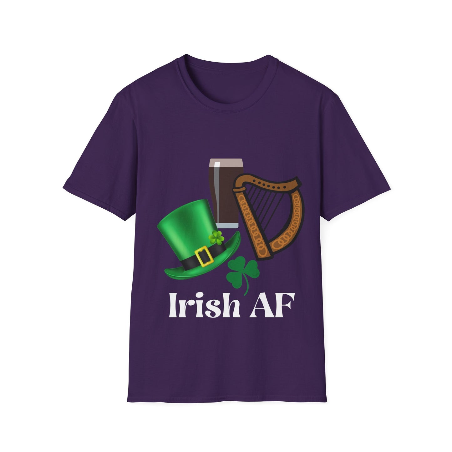 Irish AF - Unisex Softstyle T-Shirt