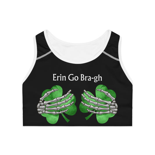 Erin Go Bragh - Black Sports Bra