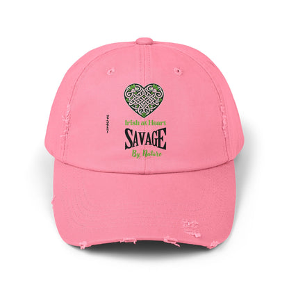 Savage Celtic Heart - Unisex Distressed Cap