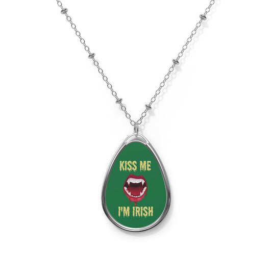 Irish Halloween - Oval Necklace