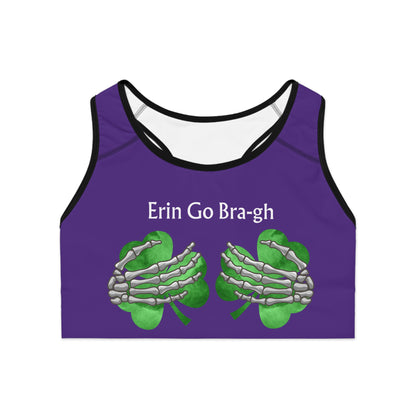 Erin Go Bragh - Purple Sports Bra