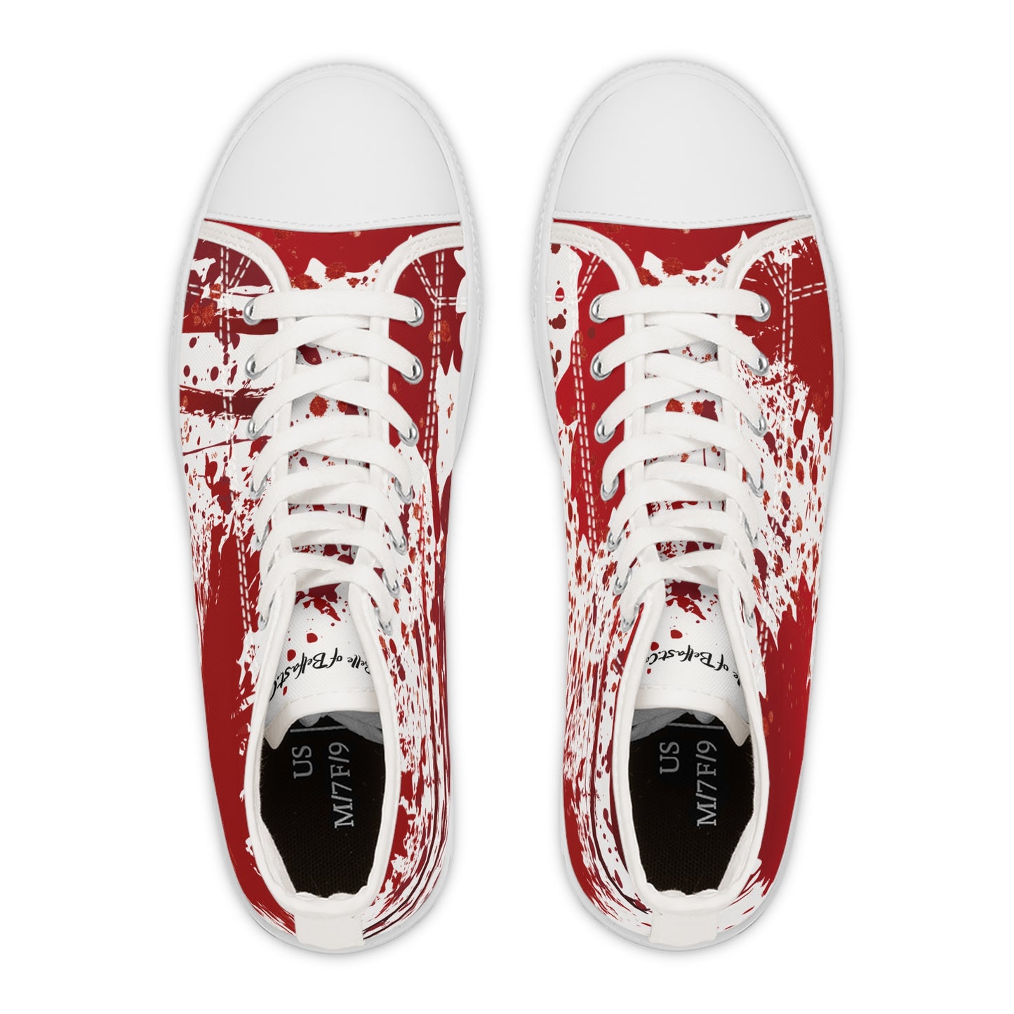 Halloween 2024 - Blood Splattered Women's High Top Sneakers