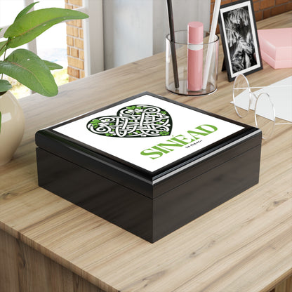 Customised Savage Celtic Heart - Jewellery Box