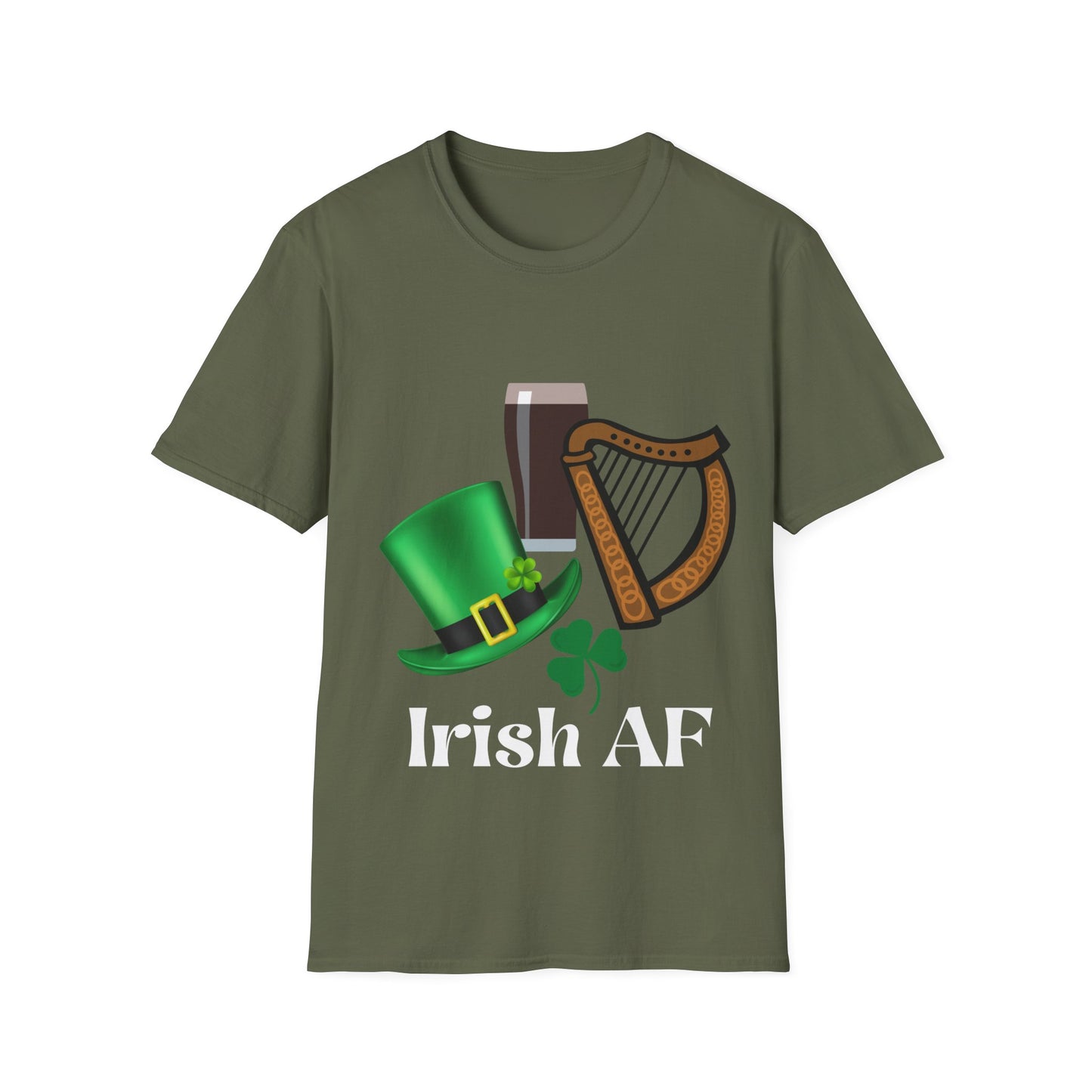 Irish AF - Unisex Softstyle T-Shirt