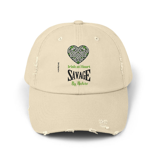 Savage Celtic Heart - Unisex Distressed Cap