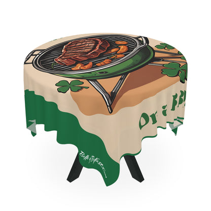 Irish Meat BBQ - Tablecloth Green