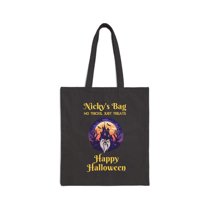 Halloween 2024 - Children's Customised Cotton Trick or Treats Bag