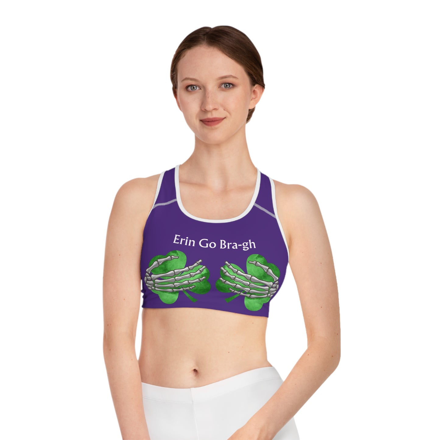 Erin Go Bragh - Purple Sports Bra