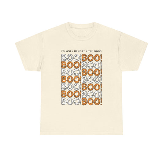 Irish Halloween - I'm Only Here for the Boos Heavy Cotton Tee